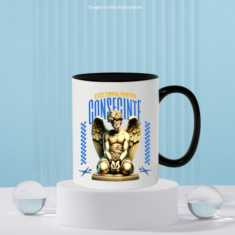 Cana Personalizata Statuie Înger Cu Ochii Acoperiți - Cadou Personalizat Consecințe și Protecție pentru Familie și Prieteni [2]