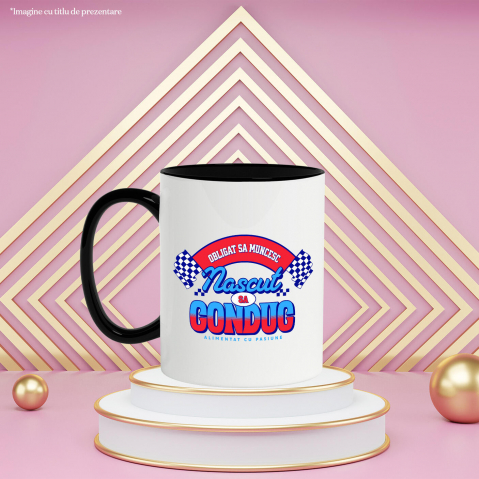 Cana Personalizata Steag Curse Ilegale – Cadou Perfect pentru Iubitorii de Mașini și Viteză [2]