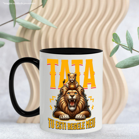 Cana Personalizata Cadouri Personalizate Tata și Fiu | Pelerină Roșie, Eroul Meu Tata [2]