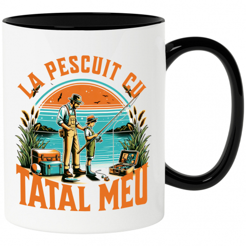 Calatorie - Cana Personalizata "Pescuit cu Tata la Baltă – Momente de Neuitat în Natură"