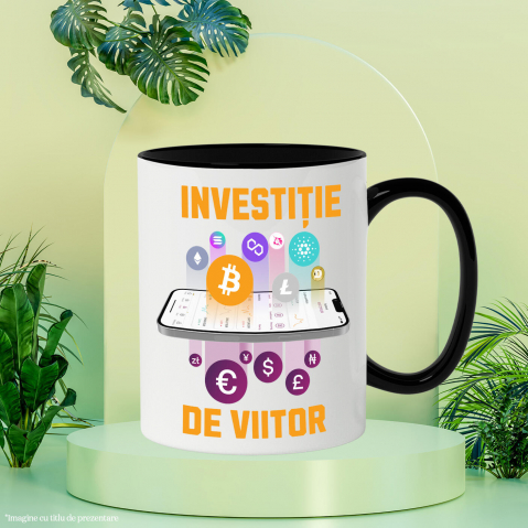 Cana Personalizata Telefon cu Criptomonede Bitcoin – „Investiție de Viitor” – Cadou Personalizat pentru Familie, Tati, Copii, Prieteni [2]