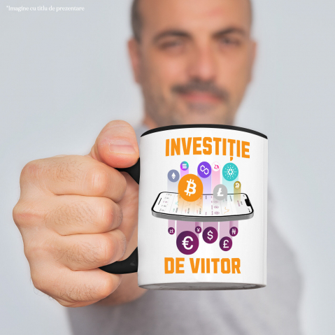 Cana Personalizata Telefon cu Criptomonede Bitcoin – „Investiție de Viitor” – Cadou Personalizat pentru Familie, Tati, Copii, Prieteni [1]