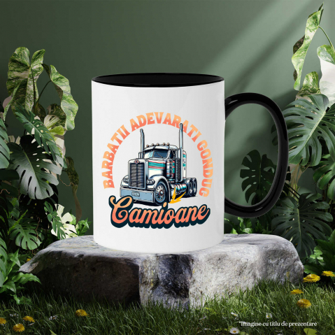 Cana Personalizata Tir Colorat – Meserie Pentru Bărbați Adevărați | Camionagii Haiosi [2]