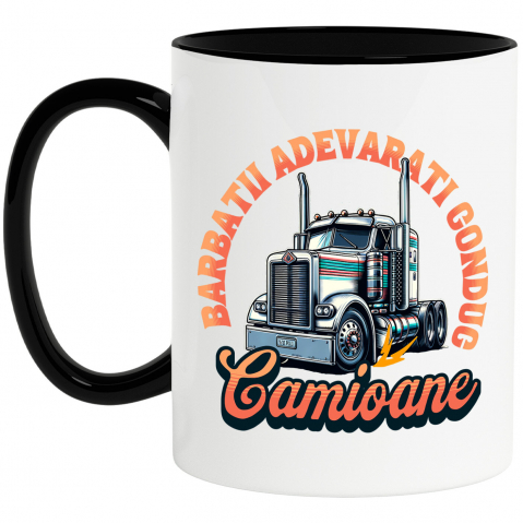 Masini - Cana Personalizata Tir Colorat – Meserie Pentru Bărbați Adevărați | Camionagii Haiosi