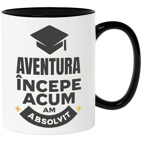 Educatie - Cana Personalizata Toca Absolvire | Cadou Personalizat pentru Absolvenți