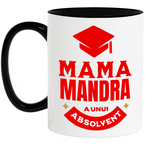 Căni - Cana Personalizata Toca Absolvire - Mama Mândră de Un Absolvent | Cadou Educație și Familie