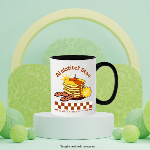 Cana Personalizata Clătite personalizate cu text amuzant | Cadouri dulci pentru iubitorii de clătite și familie [2]