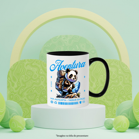 Cana Personalizata Tricou Personalizat Aventură - „Aventura Mă Așteaptă” | Cadouri Haioase [2]