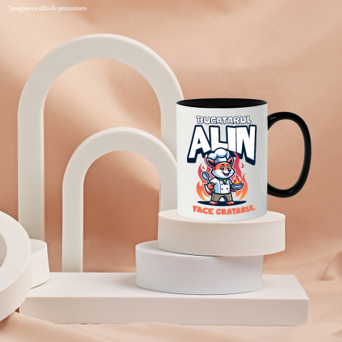 Cana Personalizata Vulpe Bucătar – Design Haios Pentru Pasionații De Grătar și Bucătărie [2]