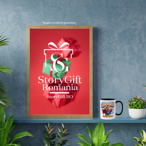 Cana Personalizata Yorkshire Terrier în Costum de Superman – Produse Personalizate pentru Familie și Copii [3]