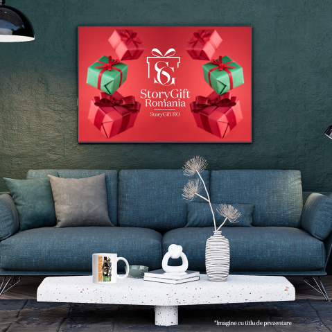 Cana Schelete si sticla de bere Text Haios Traieste Pentru Bere, 330ml, Ceramic cu Maner Alb [3]