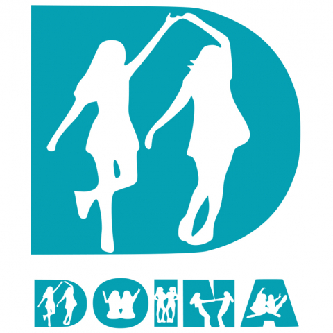 Familie - Sticker Adeziv Cele mai bune Prietene, Text Nume Personalizat, Fete, Culoare Albastru , cu Margini Albe, PVC Vinyl, 10 CM