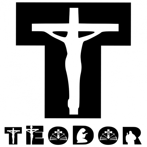 Sărbători - Sticker Adeziv Iubitorii De Religie, Iisus Pe cruce, Text Nume Personalizat, Copii, Culoare Negru , cu Margini Albe, PVC Vinyl, 10 CM