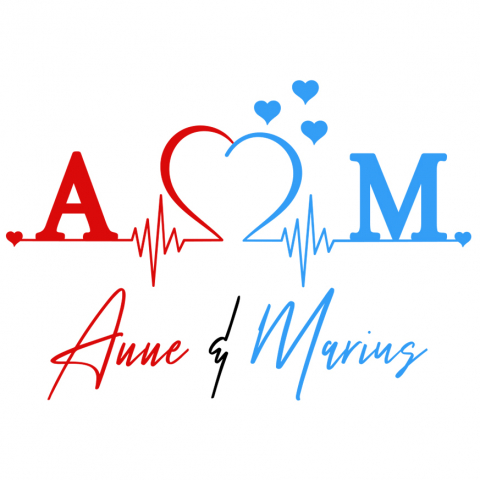 Familie - Sticker Adeziv Ritm Cardiac, valentine's day, text Nume Personalizat, Cuplu Indragostit , cu Margini Albe, PVC Vinyl, 10 CM