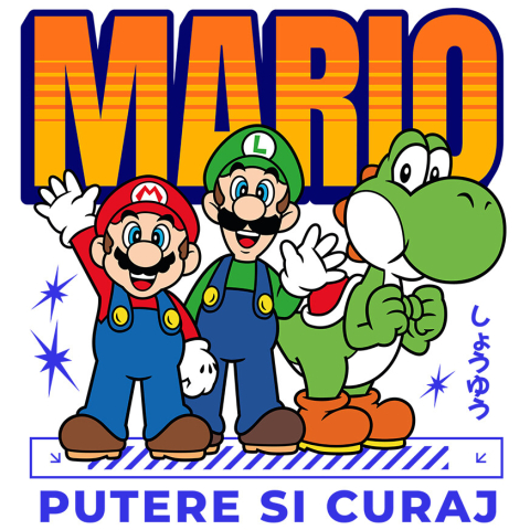 Stickere - Sticker Cu Colectia Super Mario & Friends Adeziv, Vinyl,  cu Margini Albe, PVC Vinyl
