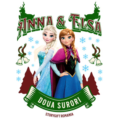 Stickere - Sticker Cu Frozen - Elsa si lumea magica Adeziv, Vinyl,  cu Margini Albe, PVC Vinyl
