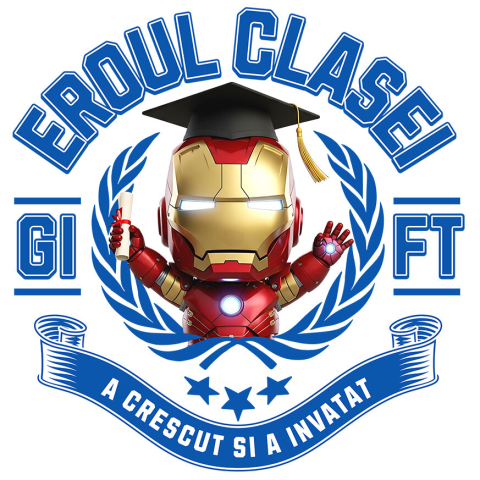 Sticker Personalizat - Sticker Cu Iron Man – Joaca Si Aventuri Amuzante Adeziv, Vinyl,  cu Margini Albe, PVC Vinyl