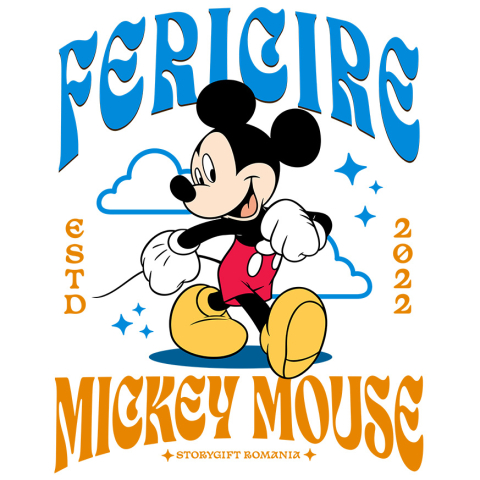 Stickere - Sticker Cu Mickey Mouse – Clasic si Mereu Actual Adeziv, Vinyl,  cu Margini Albe, PVC Vinyl