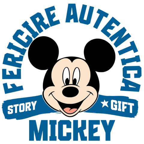 Stickere - Sticker Cu Mickey Mouse – O Zi Plina de Zambete Adeziv, Vinyl,  cu Margini Albe, PVC Vinyl