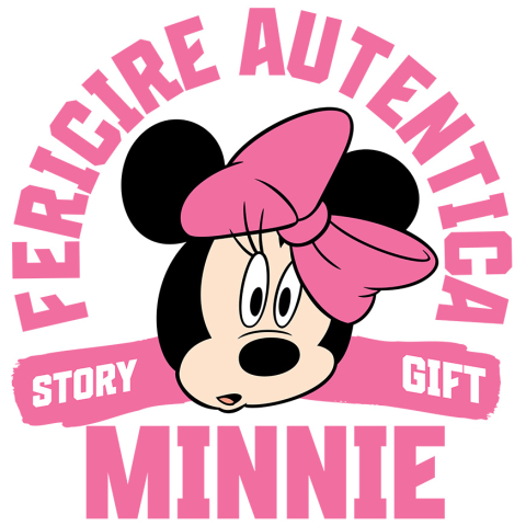 Sticker Personalizat - Sticker Cu Minnie, cu ochii plini de magie Adeziv, Vinyl,  cu Margini Albe, PVC Vinyl