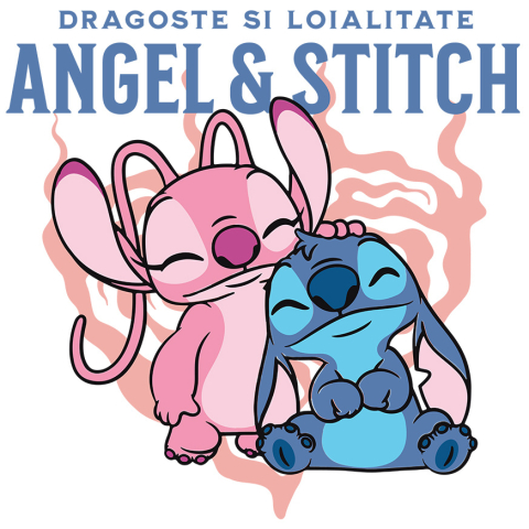 Desene Animate - Sticker Cu Perechea Perfecta Adeziv, Vinyl,  cu Margini Albe, PVC Vinyl 