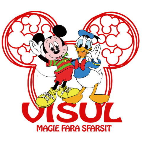 Stickere - Sticker Cu Prieteni Pentru Totdeauna – Mickey si Donald Adeziv, Vinyl,  cu Margini Albe, PVC Vinyl