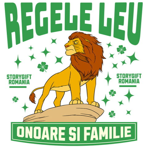 Stickere - Sticker Cu Regele Leu – Regatul Aventura Adeziv, Vinyl,  cu Margini Albe, PVC Vinyl