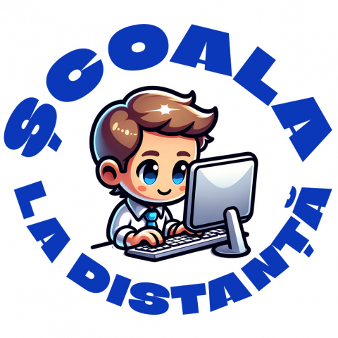 EDUCATIE - Sticker Adeziv Autocolant Personalizat Școala la Distanță – Învățătura Online pentru Copii | Educație Digitală