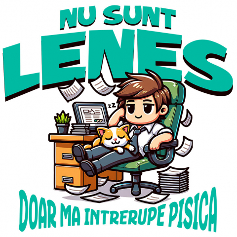 Sticker Adeziv Autocolant Personalizat Bărbat în Costum la Birou – Productivitate, Corporație, Office