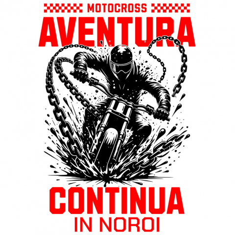 MOTOCICLETE - Sticker Adeziv Autocolant Personalizat Bărbat Pe Motor – Aventura și Adrenalina Motocicliștilor