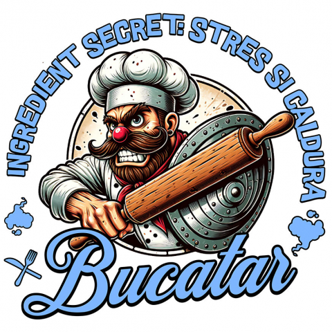 Sticker Adeziv Autocolant Personalizat Bucătar Chef – Pasiune pentru Mâncare și Gastronomie | Meserie Bucătar