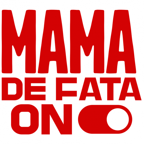 Mama - Sticker Adeziv Autocolant Personalizat "Buton ON/OFF Iubire – Cadouri Personalizate pentru Mama și Fata cu Mesaj Dragoste"