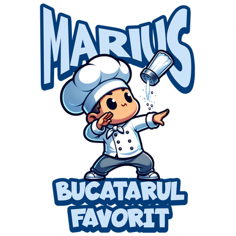 Sticker Adeziv Autocolant Personalizat Chef Bucătar Animat – Design Vesel Pentru Iubitorii De Gastronomie