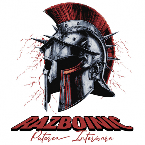 RAZBOINIC - Sticker Adeziv Autocolant Personalizat Coif de războinic – Puterea Interioară și Mentalitatea de Luptător