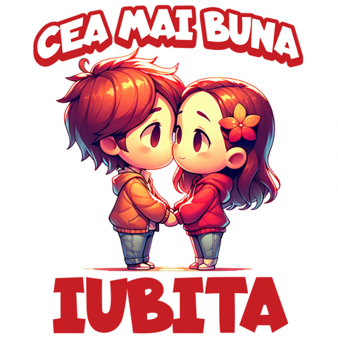 Familie - Sticker Adeziv Autocolant Personalizat Cadou Personalizat „Cea Mai Bună Iubită” | Valentine's Day pentru Cupluri