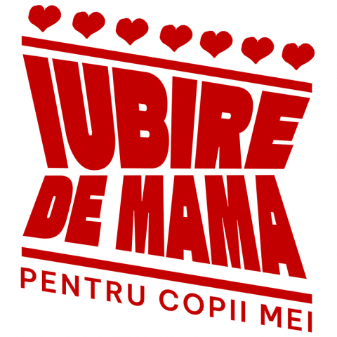Cadouri Pentru Ea - Sticker Adeziv Autocolant Personalizat Cadou Personalizat „Iubire de Mamă pentru Copii Mei” | Design Bizar Arhitect pentru Familie