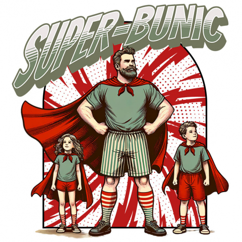 Familie - Sticker Adeziv Autocolant Personalizat Tricou Personalizat Super Bunic – Cadou Unic pentru Familie și Nepoți