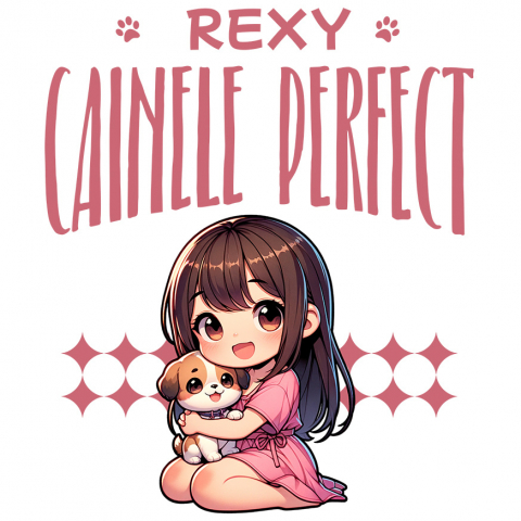 Sticker Adeziv Autocolant Personalizat Rexy Câinele Perfect – Tricou Personalizat pentru Iubitorii de Câini