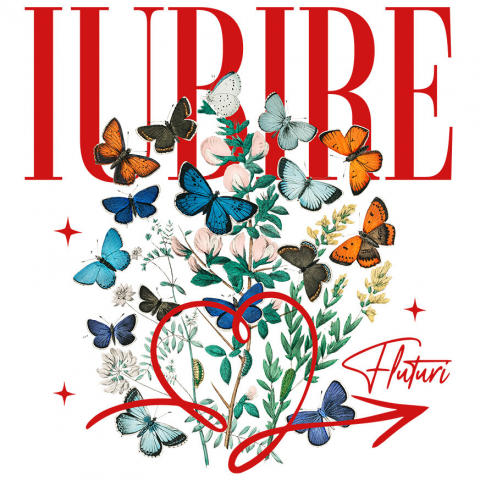 Sticker Adeziv Autocolant Personalizat Trandafir Colorat Arta Pictura Curgătoare pentru Cea Mai Bună Prietenă | Cadouri Personalizate pentru Familie și Prieteni