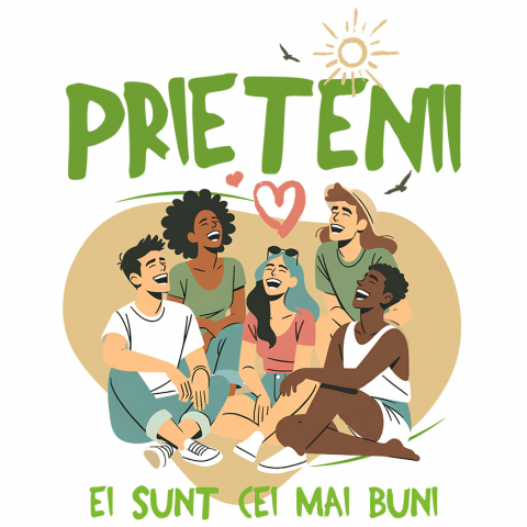 Sticker Adeziv Autocolant Personalizat Cadouri personalizate pentru prieteni, familie și copii – Distracție și iubire