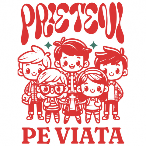 PRIETENI - Sticker Adeziv Autocolant Personalizat Cadouri personalizate pentru copii, familie și prieteni – Amintiri din copilărie și iubire