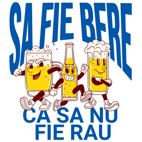 Sticker Adeziv Autocolant Personalizat Pahar și Halba de Bere Personalizată – Cadouri Amuzante cu Glume pentru Grupuri de Prieteni