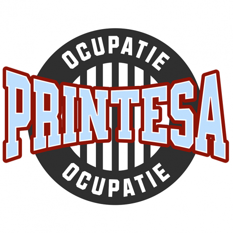 Sticker Adeziv Autocolant Personalizat Insignă Iluzie Optică – Prințesă, Regalitate, Umor Haioas