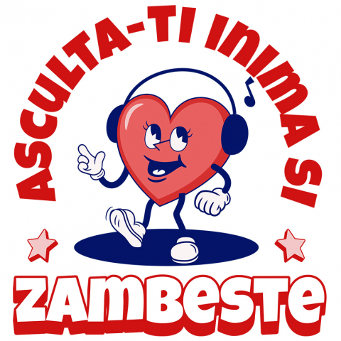 Cadouri Pentru Cupluri - Sticker Adeziv Autocolant Personalizat „Căști Audio Personalizate „Inima Veselă” - Cadouri Unice pentru Familie, Copii, Tati și Prieteni”