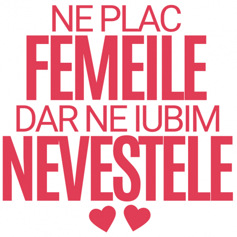 Familie - Sticker Adeziv Autocolant Personalizat Cadou Personalizat „Ne Plac Femeile Dar Ne Iubim Nevestele” | Inimioare Roșii pentru Cuplu