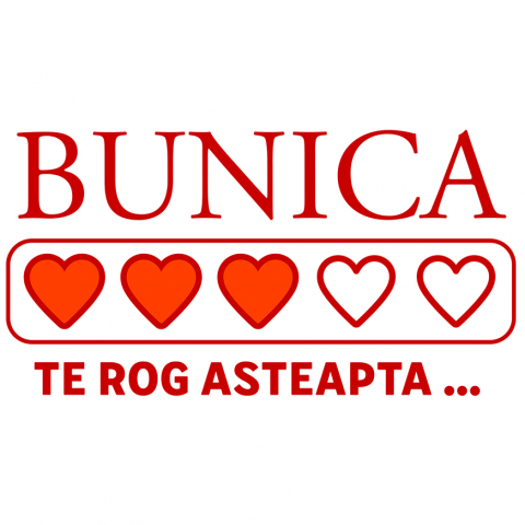 Cadouri Pentru Ea - Sticker Adeziv Autocolant Personalizat Inimioare Umplute Personalizate | Cadou Special pentru Bunica