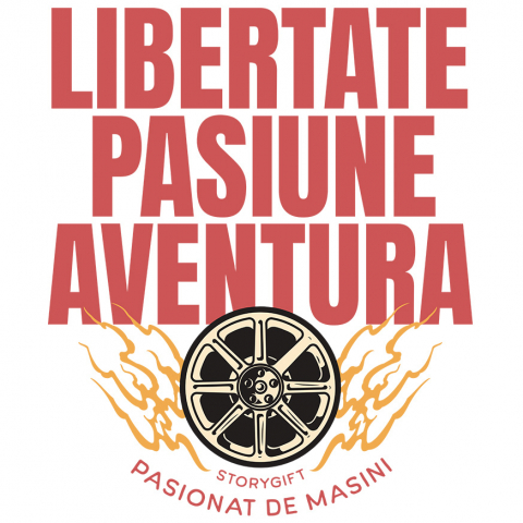 MASINI - Sticker Adeziv Autocolant Personalizat Roata În Flăcări – Design Pentru Iubitorii De Mașini Și Aventură