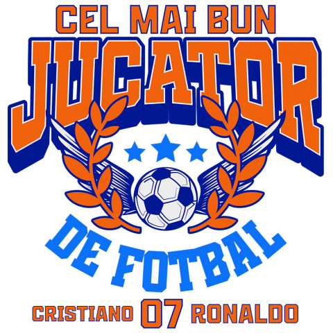 SPORT - Sticker Adeziv Autocolant Personalizat Mingi Fotbal Personalizate pentru Copii și Familii - Cadouri Sportive Unice