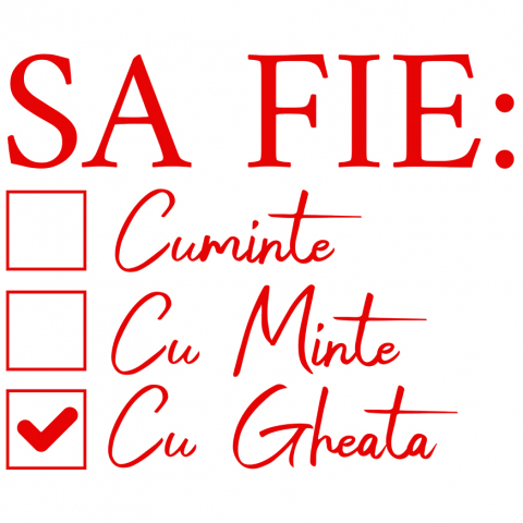 AMUZANTE - Sticker Adeziv Autocolant Personalizat „Să Fie Cuminte, Cu Minte și Cu Gheață” – Mesaj Haioas pentru Petreceri și Cadouri Personalizate