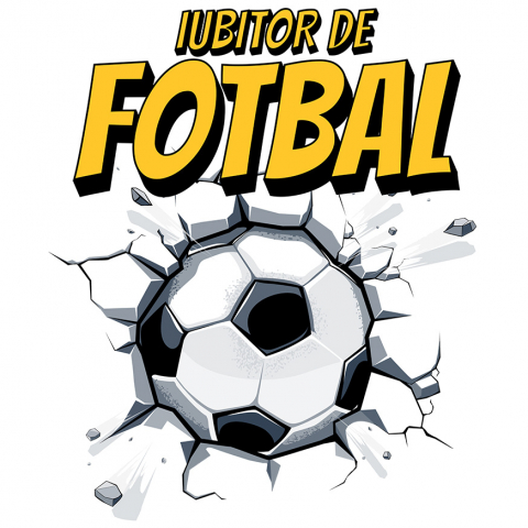 SPORT - Sticker Adeziv Autocolant Personalizat Lovitură Minge Fotbal – Design Motivațional pentru Iubitorii de Sport